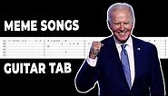 Meme Songs Guitar Tabs (10)
