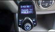 Vehicle Bluetooth to FM Transmitter setup tutorial
