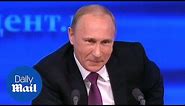 Vladimir Putin jokes about a stroke survivor being drunk - Daily Mail
