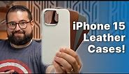 iPhone 15 Pro Leather Case Showdown: Andar vs. Nomad vs. Bellroy