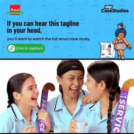 Remember the Amul tagline everyone once hummed as part of daily life? Step into the story of how this beloved cooperative grew into one of India’s most powerful food brands. Explore the in-depth case study here: https://bit.ly/4o6vAKy #Amul #Marketing #Advertising #BrandCaseStudy #CaseStudy #BrandStory #Campaign #MarketingStrategy #Strategy | afaqs!