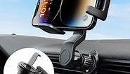 JOYTUTUS Phone Mount for Car Dashboard Windshield Air Vent [Multi-Angle Adjustment Arm] Dash Phone Holder Mount, Universal Car Cell Phone Holder, for iPhone and Samsung