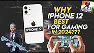 WHY IPHONE 12 BEST FOR GAMING IN 2024🔥•IPHONE 12 BGMI/PUBG TEST IN 2023•IPHONE 12 GAMING REVIEW🎮