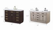 Water Creation Chestnut 24 in. W x 21.5 in. D Vanity in Grey Oak with Marble Vanity Top in White with White Basin CH24A-0300GK
