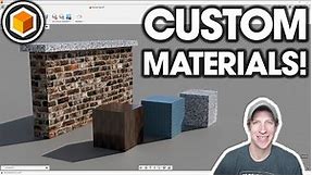 How to Create CUSTOM MATERIALS in Fusion 360!