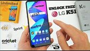 How to unlock LG K51 - Unlock LG K51 SIM Network