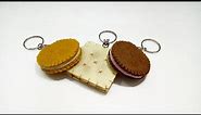 DIY Felt Biscuit Keychain