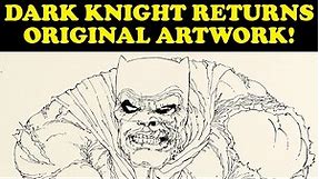 BATMAN: DARK KNIGHT RETURNS Original Artwork Up Close and Under The Microscope! DC Gallery Edition!