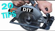 20 Circular Saw Tips for Beginners