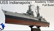 Academy 1/350 scale USS Indianapolis - Full Build