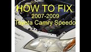 How To Fix Toyota Camry speedometer not working 2007-09