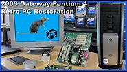 2003 Gateway PC Restoration - Pentium 4: part 1 featuring the Sony GDM C520 📺 Retro Tech