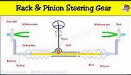 Rack and Pinion Steering Gearbox Mechanism Working Explained with Diagram [Animation Video]