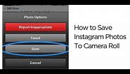 How to Save Instagram Photos to Camera Roll with InstaSave