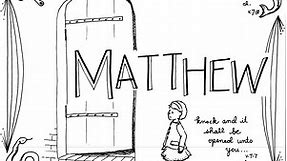 "Matthew" Bible Book Coloring Page - Ministry-To-Children