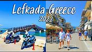 Lefkada Greece, explore Lefkada island, a very ROMANTIC place, walking tour 4k, Greece 2022