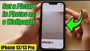 iPhone 13/13 Pro: How to Set a Picture in Photos as a Wallpaper