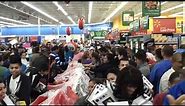 Black friday Crowd Goes Crazy at Walmart 2011