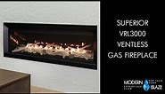 Superior VRL3000 Ventless Gas Fireplace