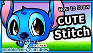 How to Draw Cartoon Characters - Disney Stitch - Fun2draw Easy Art Lessons | Online Art Classroom