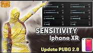 SETTING SENSITIVITAS IPHONE XR (no recoil) Sensi PUBG Mobile terbaik 2023