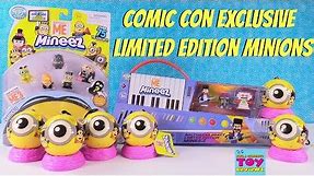 Limited Edition Minions Mineez Comic Con Exclusive Balthazar Bratt Palooza Toy Review | PSToyReviews