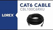 CAT6 Ethernet Cable Features from Lorex