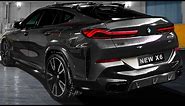 New BMW X6 2024 LCI Perfect SUV Coupe with G06 Exterior Facelift & Interior Refresh
