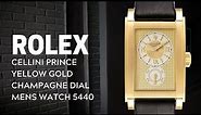 Rolex Cellini Prince Yellow Gold Champagne Dial Mens Watch 5440 Review | SwissWatchExpo