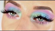 Pastel Unicorn Eye Makeup Look | Makeup Tutorial