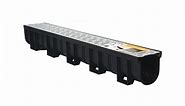 Everhard 1m EasyDRAIN Pressed Stainless Steel Grate And Channel