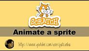 How to animate a sprite in Scratch 3.0
