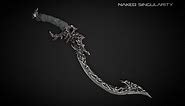 Curved Dagger | Medieval dark fantasy weapon - Buy Royalty Free 3D model by Naked Singularity Studio (@nakedsingularity)
