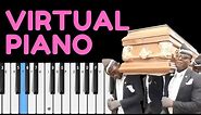Coffin Dance on Virtual Piano + Sheets (EASY)
