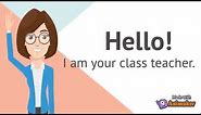 Teacher Introduction animated video | First day of the school |introduction in innovative way