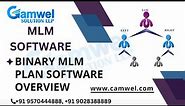 MLM Binary Plan Software Overview./ Binary Plan Demo./ Free demo MLM Software. /MLM Software Service