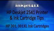 HP Deskjet 2541 Printer Tips (HP 301, 301XL Ink Cartridge)