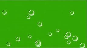Green screen bubbles soap free 4K