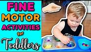 FUN AND EASY FINE MOTOR ACTIVITIES FOR TODDLERS AND PRESCHOOLERS