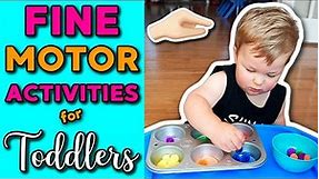 FUN AND EASY FINE MOTOR ACTIVITIES FOR TODDLERS AND PRESCHOOLERS