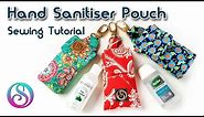 Make a Hand Sanitizer Holder – Sew a Hand Gel Pouch. Pattern and tutorial