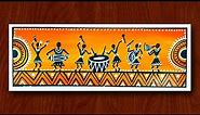 Beautiful Warli Painting For Beginners | Warli Art | Tribal Art