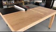 Building an extension table for my SawStop