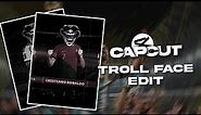 Capcut || Troll Face Edit Tutorial On Capcut || Troll Face Edit Football ||