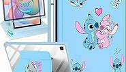 Trendy Fun for Galaxy Tab S6 Lite Case 10.4 inch 2020/2022 for Girls Girly Kids Women Cartoon Cute Kawaii 360° Rotating Folio Stand Pencil Holder for Samsung Galaxy Tablet S6 Lite Cover,CP