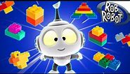 Rob's Fun With Toys at Puzzle Planet! 🧩 | Rob The Robot | Preschool Learning