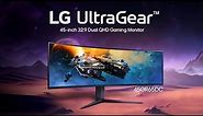 LG 45GR65DC-B - 45" UltraGear DQHD Curved Gaming Monitor with 200Hz Refresh Rate
