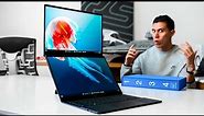 NEW ASUS Zenbook Duo REVIEW - The Coolest Dual Screen Laptop in 2024!