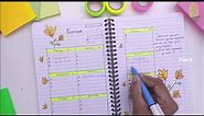 How to make weekly planner for beginners Step by step | Diy planners using notebook
