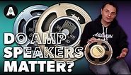 Do Speakers Make a Difference? - Trying Different Celestion Speakers in a Fender Blues Junior!
